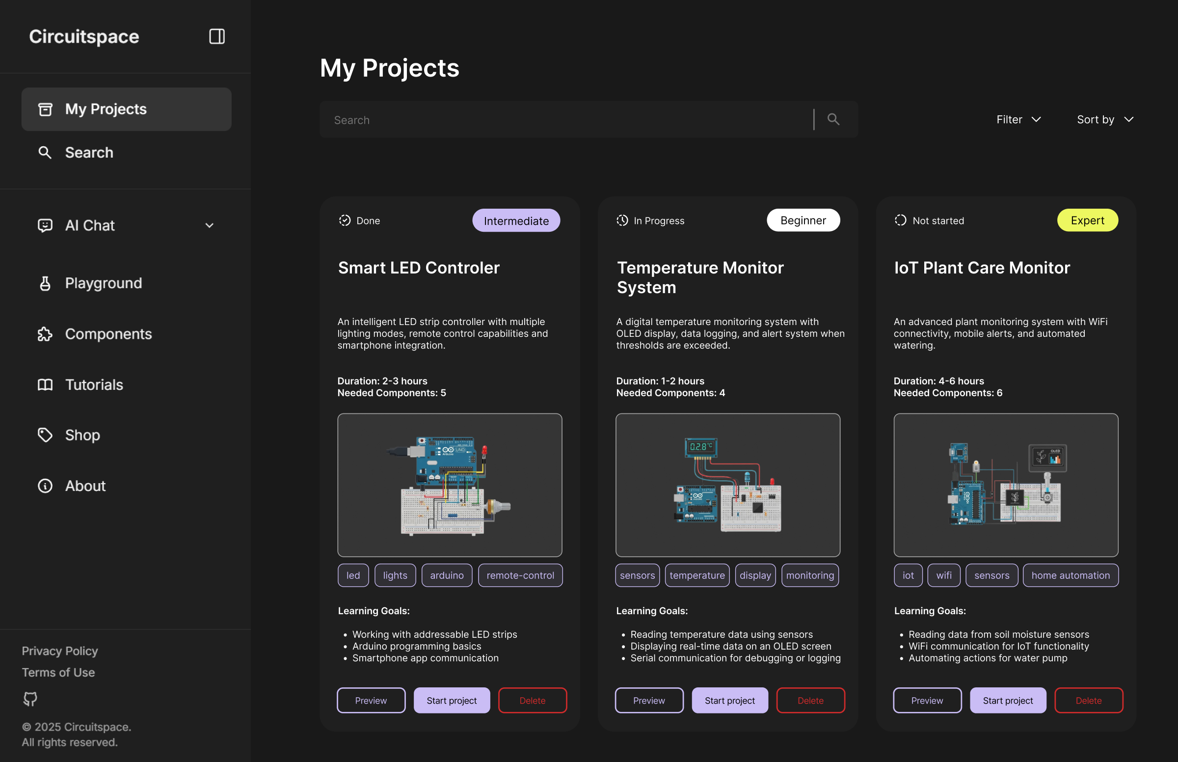CircuitSpace desktop screen 12